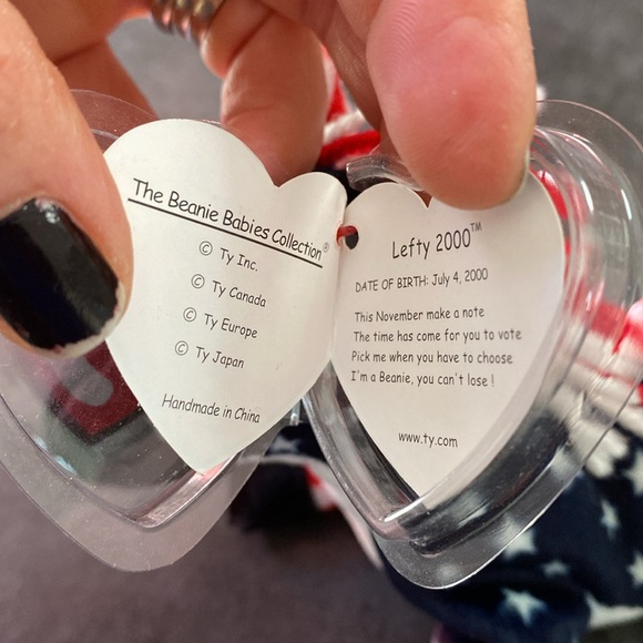 TY BEANIE baby Leftie 2000 NWT - Picture 4 of 9